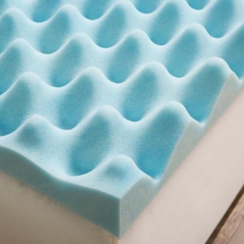  Slumber Solutions Gel Big Bump 3-inch Memory Foam Mattress Topper with Cover