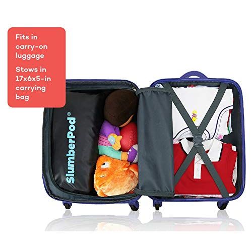  SlumberPod Privacy Pod for Traveling with Babies and Toddlers: Easy to Set Up Blackout Dark and Private Sleeping Space - Canopy Compatible with Graco Pack ‘n Play, Lotus Travel Cri