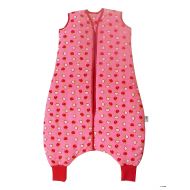 SlumberSac Slumbersac Sleeping Bag with FEET 2.5 Tog-Simply Red Apple - 18-24 months/35 inch