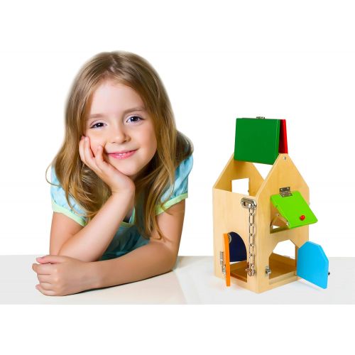  ToyMarket Legler House of Locks Preschool Learning Toy