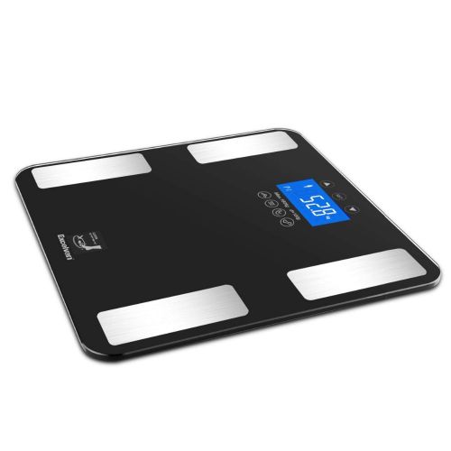  Small beautiful home Smart Touch Weight Measure 400 lb/0.1kg Digital Scales Track Body Weight BMI Fat Water...