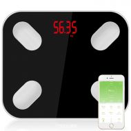 Small beautiful home LED Body Bathroom Scales Floor Scientific Smart Electronic Digital Fat Weight Household Balance...
