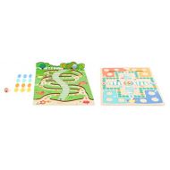 Small Foot Wooden Toys 2 in 1 Game Caterpillars - Premium Toy Designed for Kids, Ages 3 & Up