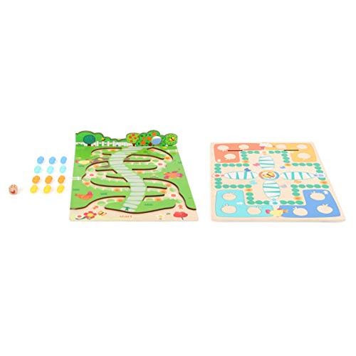  Small Foot Wooden Toys 2 in 1 Game Caterpillars - Premium Toy Designed for Kids, Ages 3 & Up