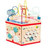 Small Foot Wooden Toys XL Activity Center 7-in-1 Iconic Motor Skills Move it! playset Designed for Children 12+ Months