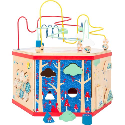  Small Foot Wooden Toys XL Activity Center 7-in-1 Iconic Motor Skills Move it! playset Designed for Children 12+ Months