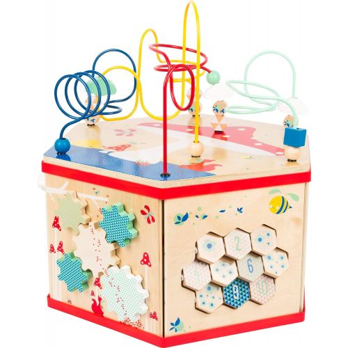  Small Foot Wooden Toys XL Activity Center 7-in-1 Iconic Motor Skills Move it! playset Designed for Children 12+ Months