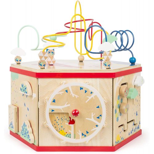  Small Foot Wooden Toys XL Activity Center 7-in-1 Iconic Motor Skills Move it! playset Designed for Children 12+ Months