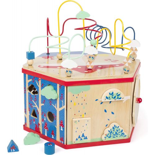  Small Foot Wooden Toys XL Activity Center 7-in-1 Iconic Motor Skills Move it! playset Designed for Children 12+ Months