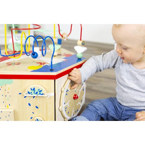  Small Foot Wooden Toys XL Activity Center 7-in-1 Iconic Motor Skills Move it! playset Designed for Children 12+ Months