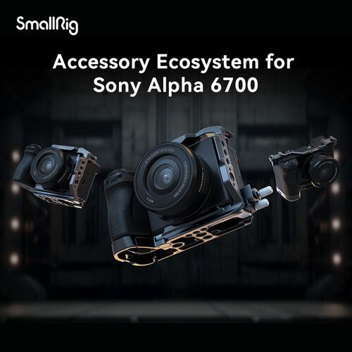  SmallRig Dual Cold Shoe Mount Plate for Sony a6700