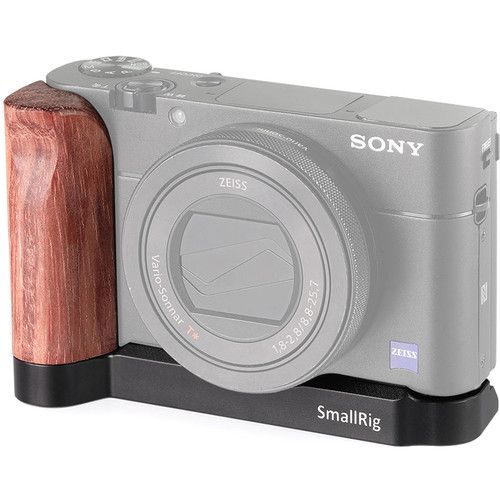  SmallRig L-Shape Wooden Right-Hand Grip for Sony RX100 III, IV, V, VA Cameras