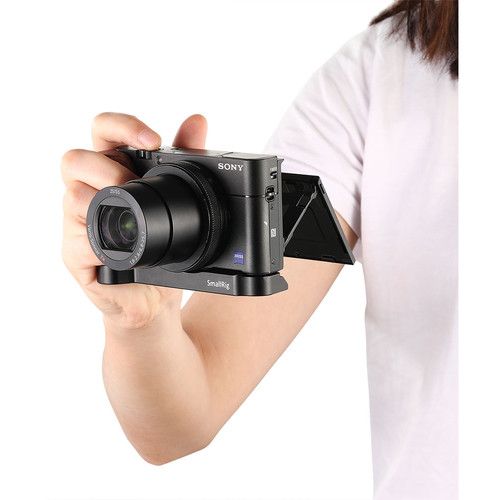  SmallRig L-Shape Wooden Right-Hand Grip for Sony RX100 III, IV, V, VA Cameras