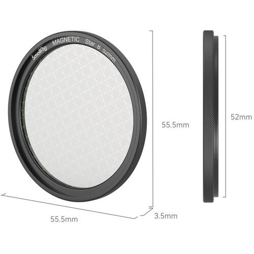  SmallRig 52mm MagEase Magnetic Star-Cross Filter Kit (8 Points)