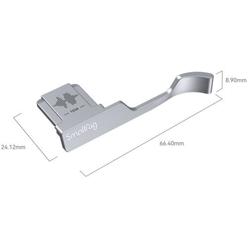  SmallRig Thumb Grip for FUJIFILM X100VI/X100V (Silver)