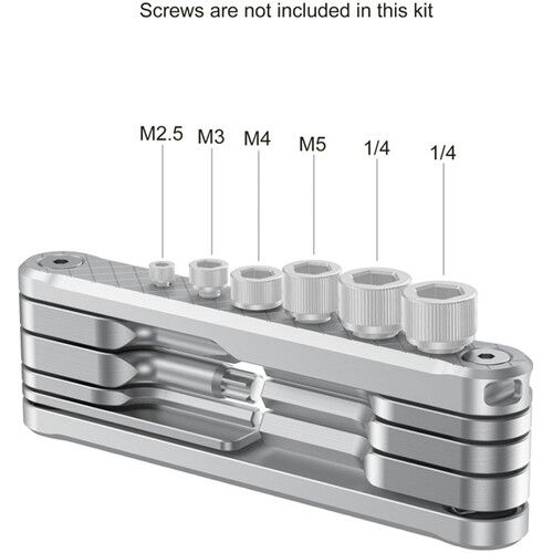  SmallRig AAK2213D Foldable Multi-Tool (Silver)