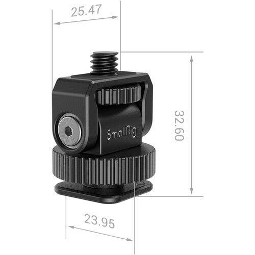  SmallRig Mini Cold Shoe to 1/4''-20 Adapter