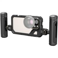 SmallRig Mobile Video Cage Kit with Dual Handles for iPhone 15 Pro