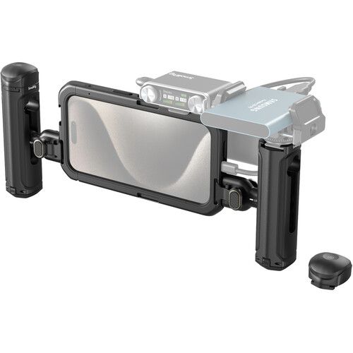  SmallRig Mobile Video Cage Kit with Dual Handles for iPhone 15 Pro