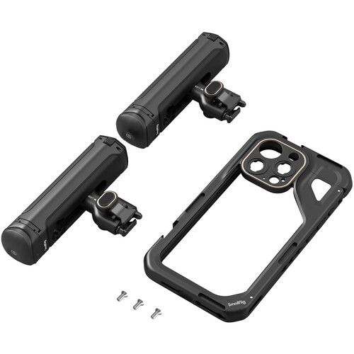  SmallRig Mobile Video Cage Kit with Dual Handles for iPhone 15 Pro