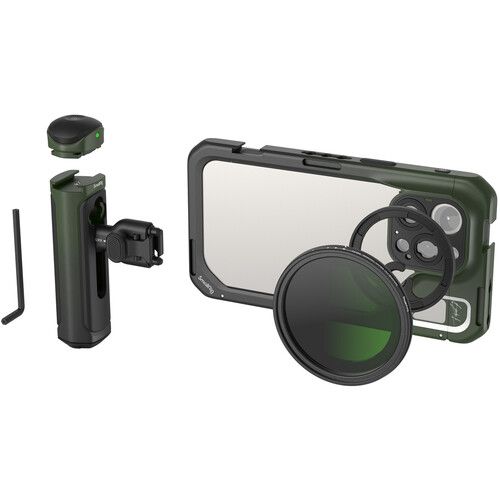  SmallRig x Brandon Li Special Mobile Video Cage Kit with Dual Handles and Basic Accessories for iPhone 15 Pro Max