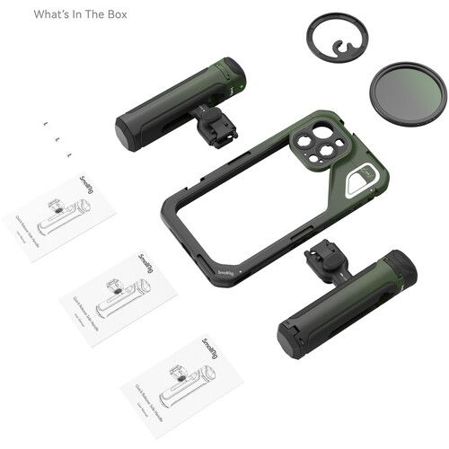  SmallRig x Brandon Li Special Mobile Video Cage Kit with Dual Handles and Basic Accessories for iPhone 15 Pro Max