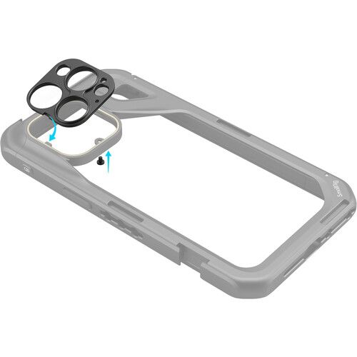  SmallRig 17mm Threaded Lens Backplate for iPhone 15 Pro Cage/Pro Max Cage