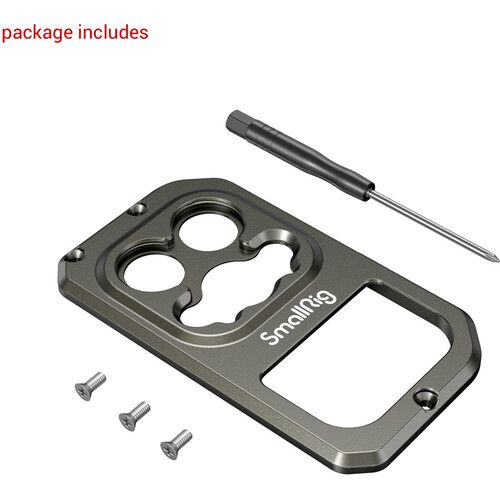  SmallRig 17mm Threaded Lens Backplate for the iPhone 13 Pro Max Mobile Cage