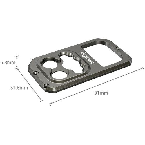  SmallRig 17mm Threaded Lens Backplate for the iPhone 13 Pro Max Mobile Cage