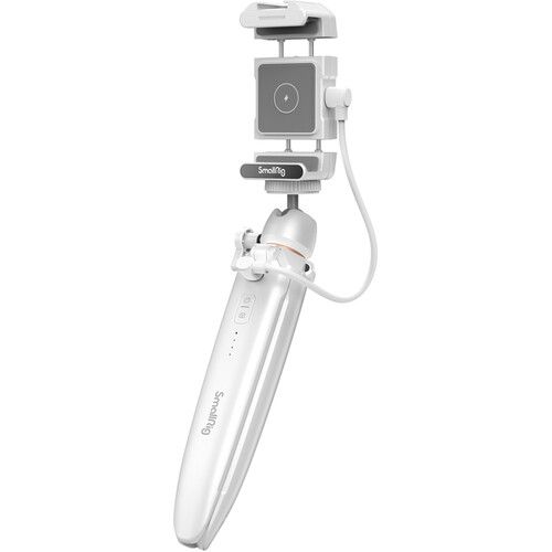  SmallRig Charging Tripod with Smartphone Holder (Pearl White)