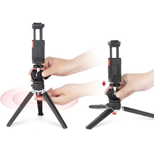  SmallRig DT-02 Tabletop Tripod with Quick Release Smartphone Clamp