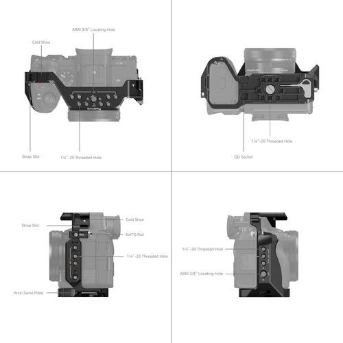  SmallRig Full Camera Cage for Select Sony Alpha Series Cameras