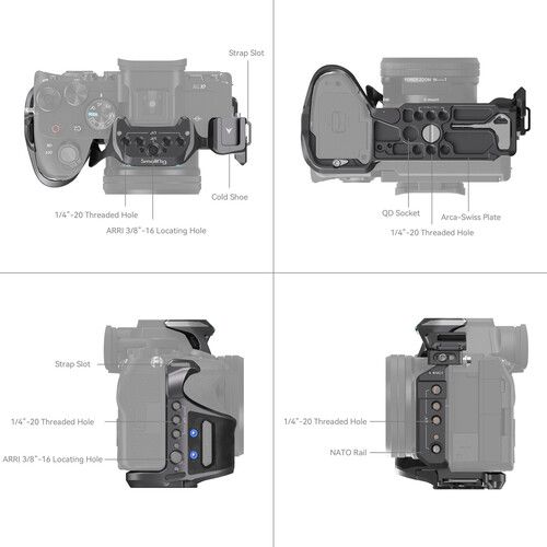 SmallRig Rhinoceros Advanced Cage Kit for Sony a7R V, a7 IV & a7S III