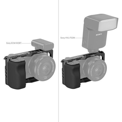  SmallRig Camera Cage with Right-Side Handgrip for Sony ZV-E10