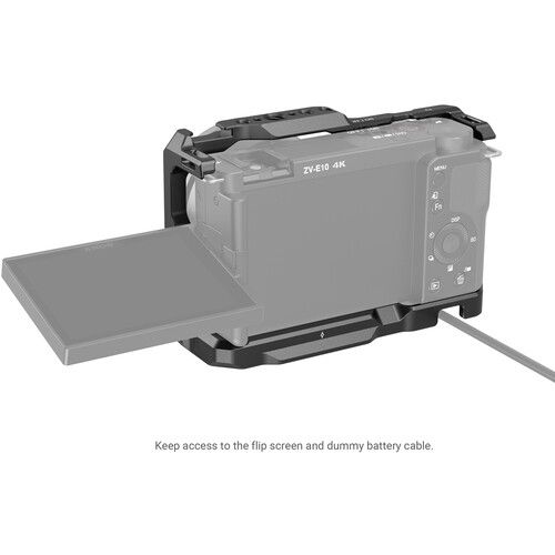  SmallRig Camera Cage with Right-Side Handgrip for Sony ZV-E10