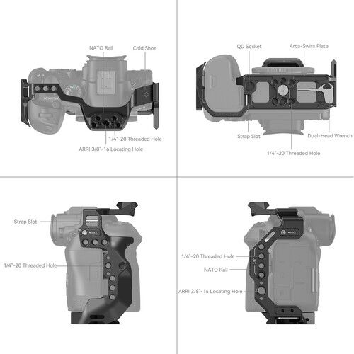  SmallRig Camera Cage for Canon EOS R6 Mark II