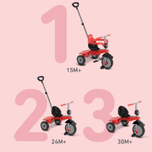  SmarTrike smarTrike Breeze Baby Tricycle, Red