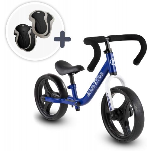  [아마존베스트]SmarTrike smarTrike Folding Balance Bike with Safety Gear for 2-5 Years Old, Blue