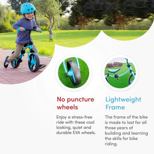  smarTrike Toddler Balance Bike 2,3,4,5 years old - Lightweight & Adjustable kids Balance Bike, Blue, Small, Model Number: 105-0300