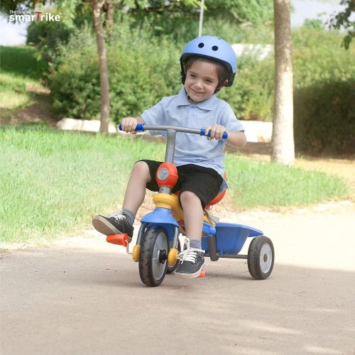  smarTrike Zoom Toddler Tricycle Push Bike ? Adjustable Trike for Baby, toddler, infant Ages 15 Months to 3 Years, Yellow/Red/Blue