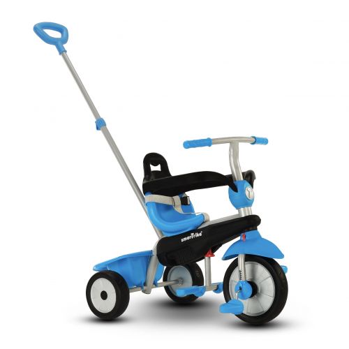  smarTrike Breeze 3 in 1 Multi Stage Toddler Tricycle for 1, 2, 3 Year Olds, Blue