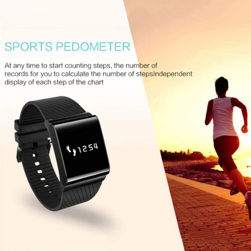  Smart Bracelet Tx Fitness Tracker with Heart Rate Blood Pressure Monitor, Waterproof Sports Smart Watch, Bluebooth, Activity Tracking Watch for Kids Women and Men