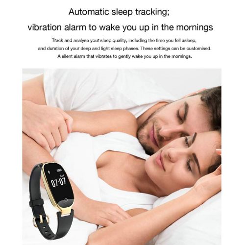  Smart Bracelet Fitness Tracker, Waterproof Sports Bracelet - Heart Rate Blood Pressure Monitor Watch - Multi-Function Sports Bracelet