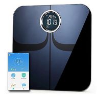 Smart Fat Scale Body Fat Monitor Bluetooth Smart Weighing Scale ITO Tempered Glass Surface Digital Electronic Health Weigher