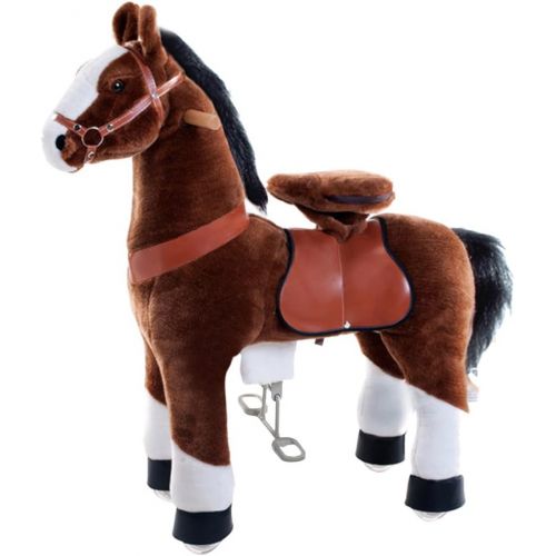  Smart Gear Pony Cycle Chocolate, Light Brown, or Brown Horse Riding Toy: 2 Sizes: Worlds First Simulated Riding Toy for Kids Age 3-5 Years Ponycycle Ride-on Small