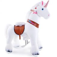 Smart Gear Pony Cycle White Unicorn Ride on Toy: 2 Sizes: Worlds First Simulated Riding Toy for Kids Age 4-9 Years Ponycycle Ride-on Medium