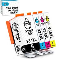 Smart Ink Compatible Ink Cartridge Replacement for HP 934 XL 935XL 934XL 935 High Yield 4 Combo Pack (Black & C/M/Y) to use with Officejet 6220 6812 6815 6820 Officejet Pro 6230 68