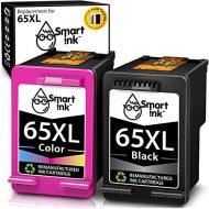 Smart Ink Remanufactured Ink Cartridge Replacement for HP 65 XL 65XL Combo Pack (Black & Tri-Color) use with HP ENVY 5055 5052 5014 5000 DeskJet 3755 3752 3722 3700 2600 2622 2652