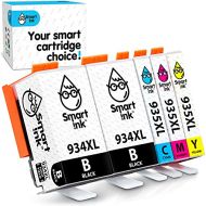 Smart Ink Compatible Ink Cartridge Replacement for HP 934 XL 935 935XL 934XL for Officejet Pro 6230 6830 6835 Officejet 6220 6812 6815 6820 (2BK & C/M/Y 5 Pack Combo)