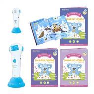 Smart Koala Talking Pen + 3 Series 200 Basic Words Super Bundle. The Most Entertaining Books for Learning Reading and Spelling Skills. English and Foreign Languages (Spanish, German and Others